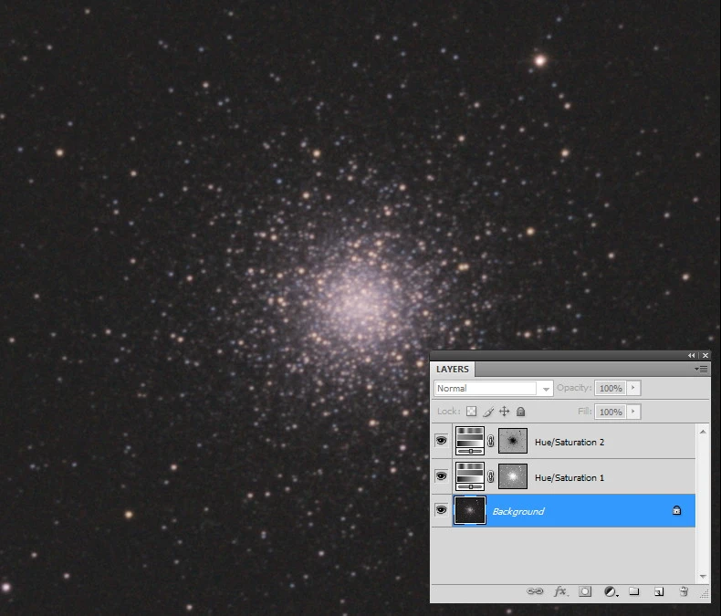 Два корректирующих слоя Два корректирующих слоя