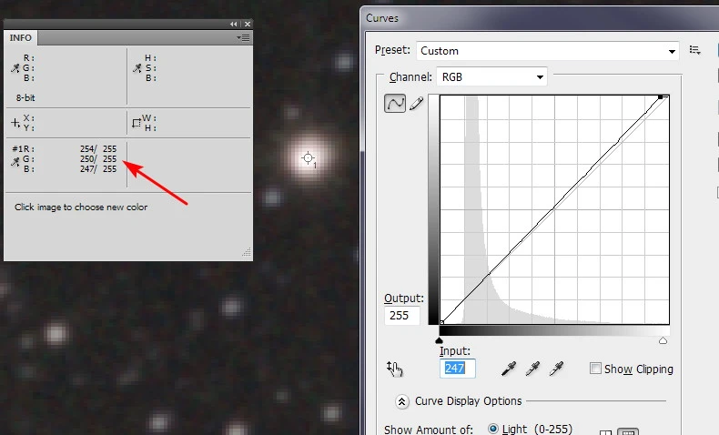 Клиппинг ярких пикселей Клиппинг ярких пикселей