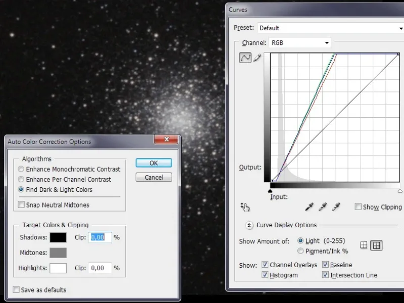 Обработка астрофото в фотошопе на примере M3 . Часть четвертая
