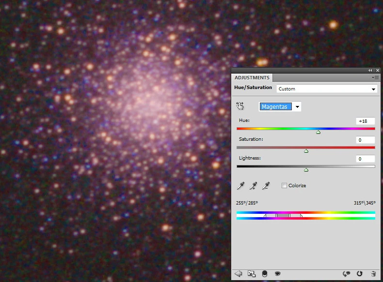 Сдвиг цветового оттенка Сдвиг цветового оттенка