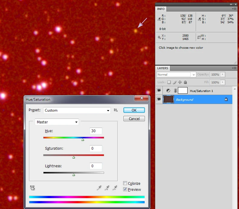 Подбор цветового тона по желтым звездам Подбор цветового тона по желтым звездам
