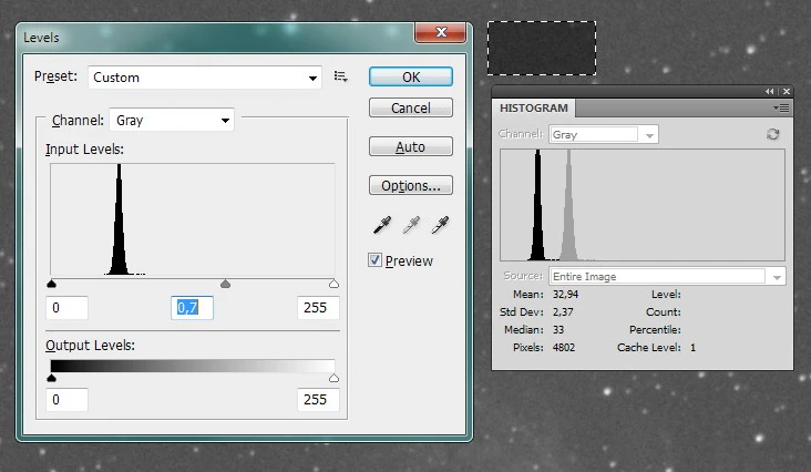 Подбор Mean с помощью уровней в Фотошопе Подбор Mean с помощью уровней в Фотошопе