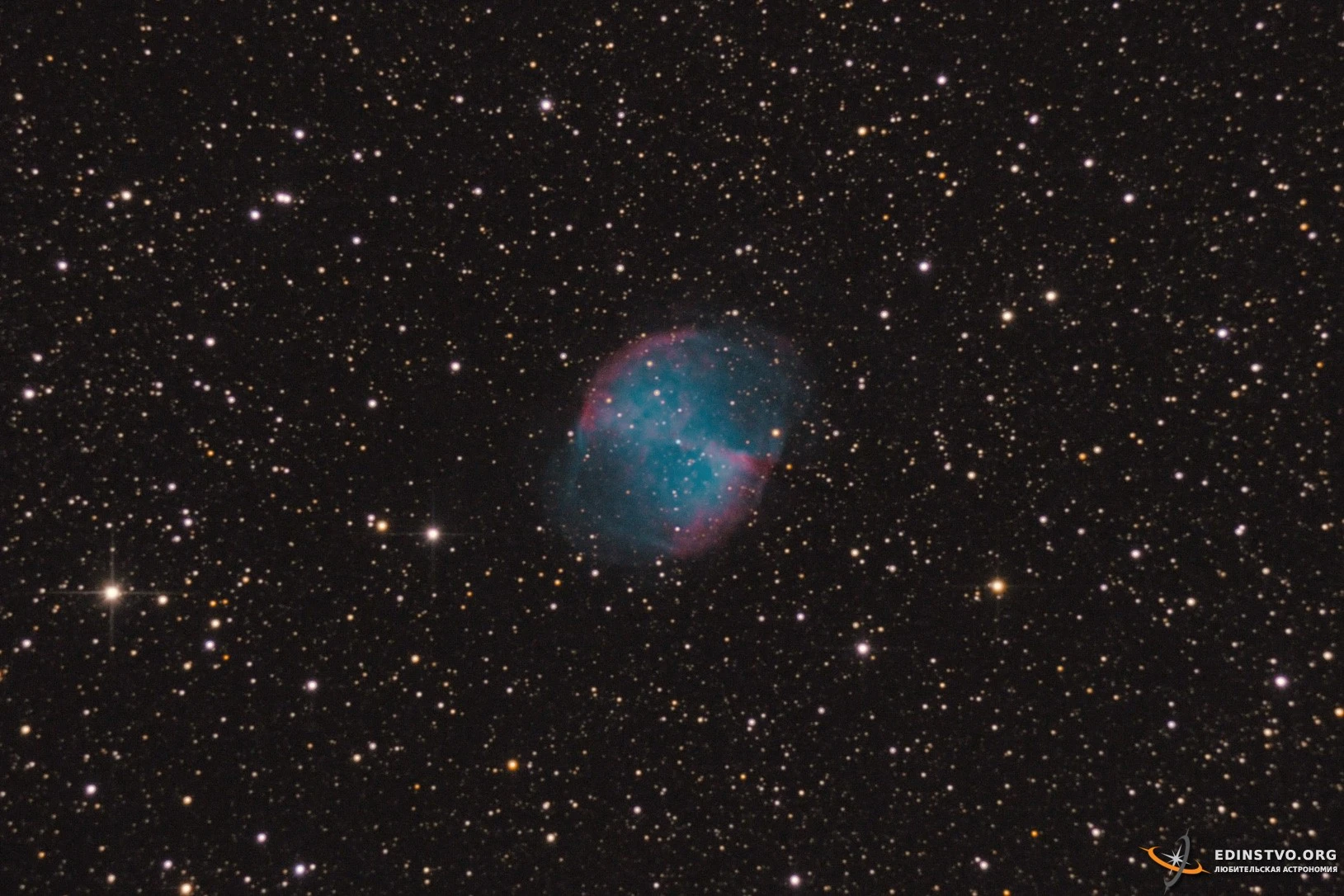 M27 - Туманность «Гантель» в Лисичке M27 - Туманность «Гантель» в Лисичке