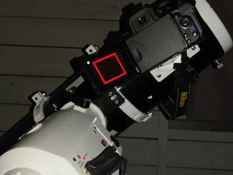 Точная установка полярной оси астрографа